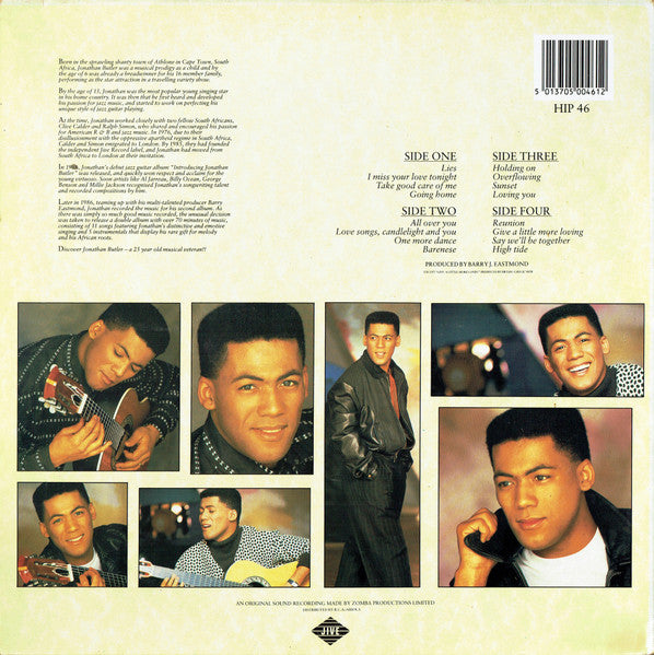 Jonathan Butler – Jonathan Butler - 2 Discs (Used) (Mint Condition) - Vinyl