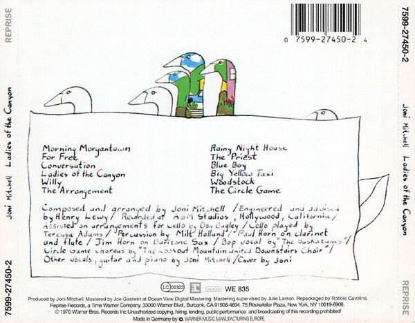Joni Mitchell – Ladies Of The Canyon (Used) (Mint Condition) CD