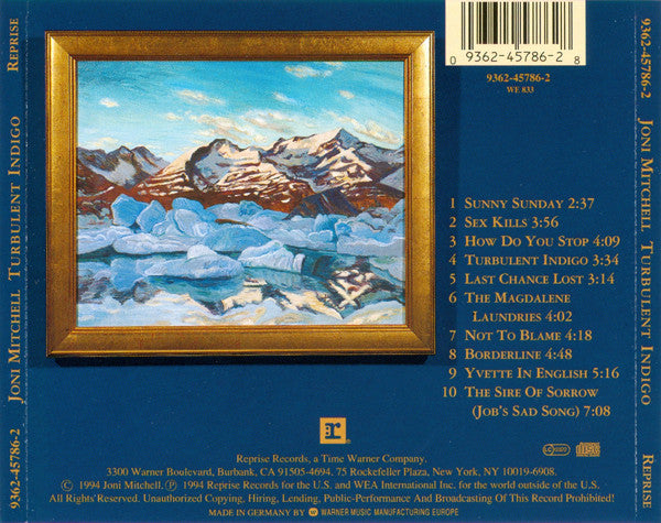 Joni Mitchell – Turbulent Indigo (Used) (Mint Condition) CD