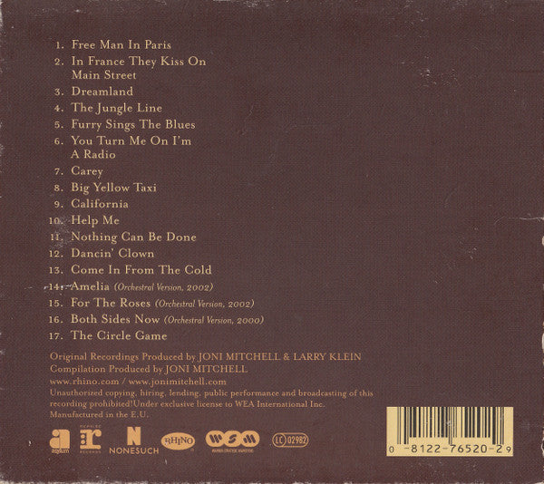 Joni Mitchell – Dreamland (Used) (Mint Condition) CD
