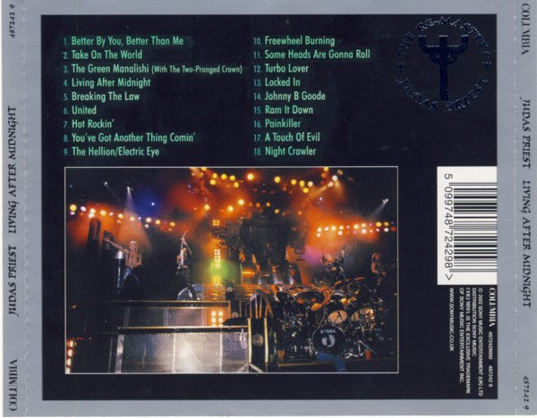 Judas Priest – Living After Midnight (Used) (Mint Condition) CD