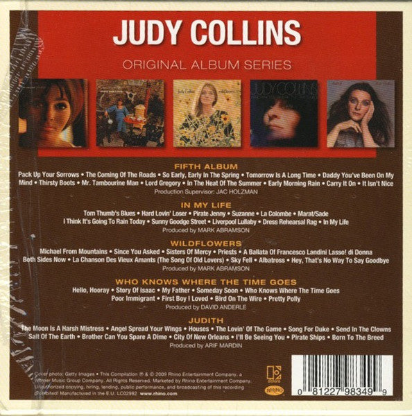 Judy Collins – Original Album Series 5 Discs (Used) (Mint Condition) CD