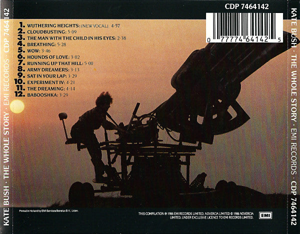 Kate Bush – The Whole Story (Used) (Mint Condition) CD
