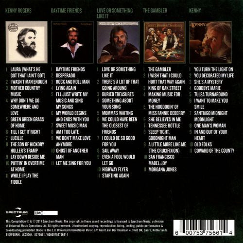 Kenny Rogers – 5 Classic Albums (Used) (Mint Condition)
