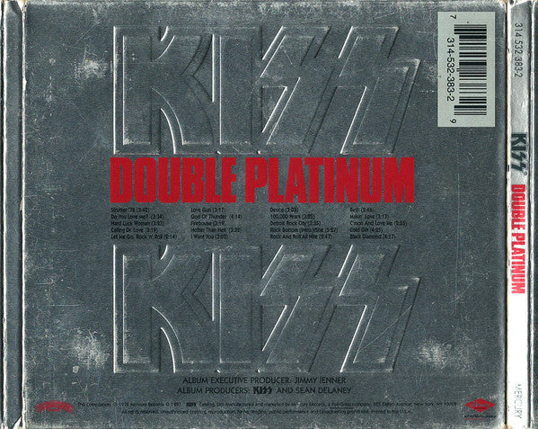 Kiss – Double Platinum (Used) (Mint Condition)