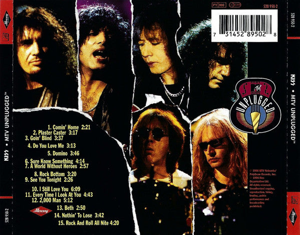 Kiss – MTV Unplugged (Used) (Mint Condition) 2 Discs - CD