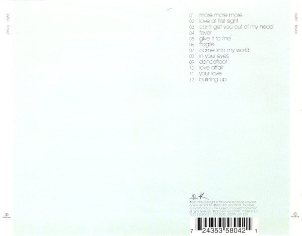 Kylie* – Fever (Used) (Mint Condition) CD