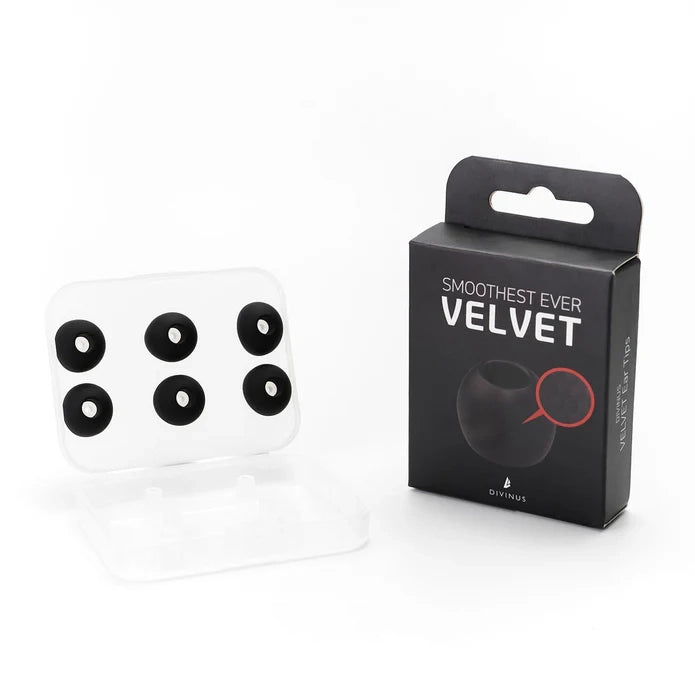 DIVINUS Velvet Silicone Eartips For 3-5mm Nozzle (1 Pair)