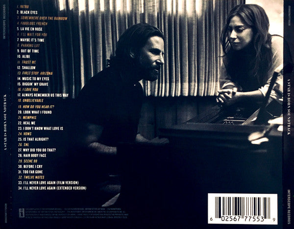 Lady Gaga, Bradley Cooper – A Star Is Born Soundtrack (Used) (Mint Condition) CD