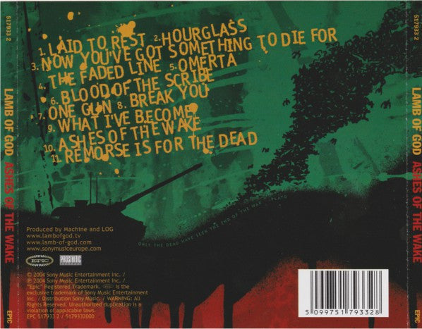 Lamb Of God – Ashes Of The Wake (Used) (Mint Condition) CD