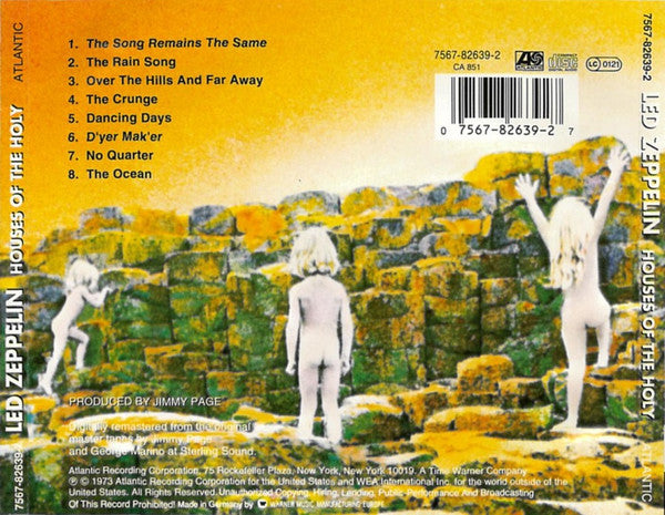 Led Zeppelin - Houses Of The Holy (Used) (Mint Condition) CD