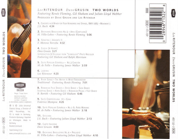 Lee Ritenour - Two Worlds (Used) (Mint Condition) - CD