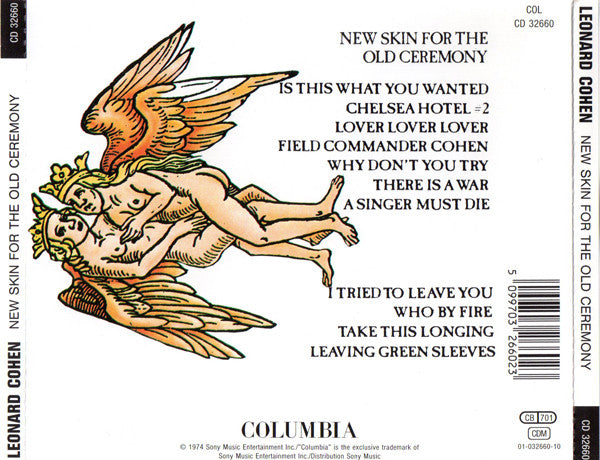 Leonard Cohen – New Skin For The Old Ceremony (Used) (Mint Condition) CD