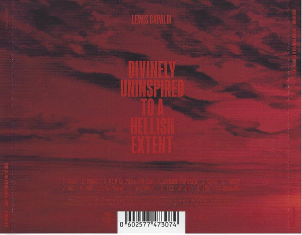 Lewis Capaldi – Divinely Uninspired To A Hellish Extent (Used) (Mint Condition) CD