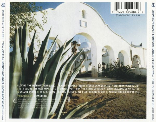 Linda Ronstadt & Emmylou Harris – Western Wall | The Tucson Sessions (Used) (Mint Condition) CD