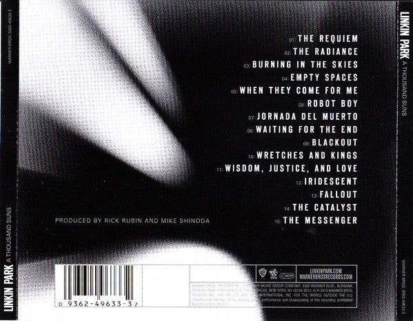 Linkin Park – A Thousand Suns (Used) (Mint Condition) CD