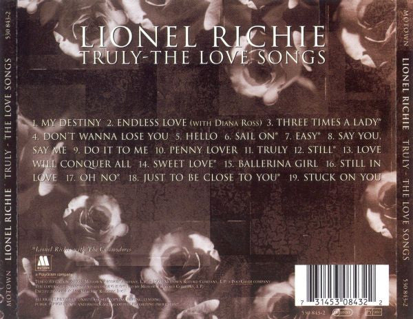 Lionel Richie – Truly - The Love Songs (Used) (Mint Condition)