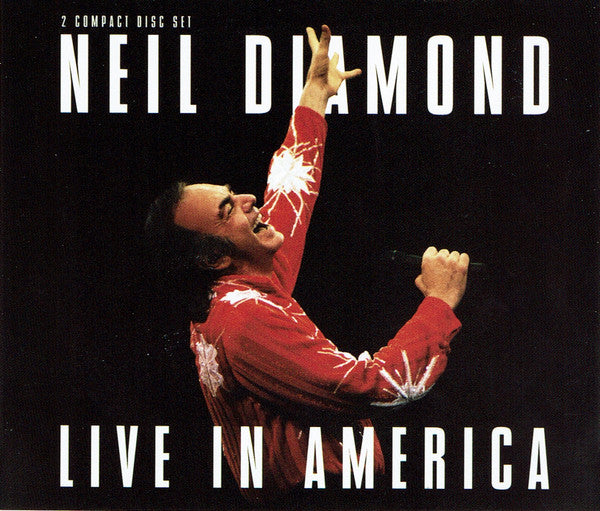 Neil Diamond – Live In America - In The Round Tour (1991-1993) 2 Discs (Used) (Mint Condition) CD