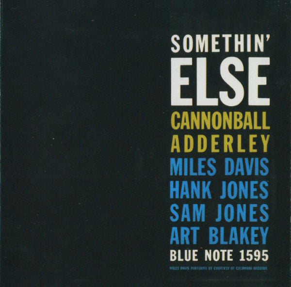 Cannonball Adderley - Somethin' Else (Used) (Mint Condition) - CD