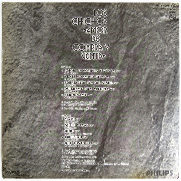 Los Chichos – Amor De Compra Y Venta (Used) (Mint Condition) Vinyl