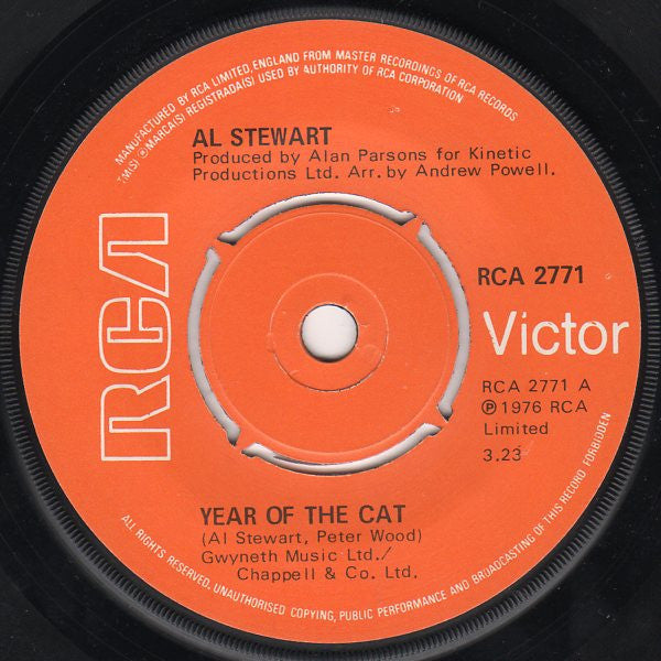 Al Stewart - Year Of The Cat (Used) (Mint Condition) - Vinyl (EP)