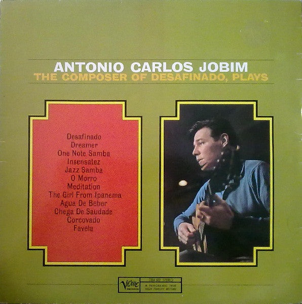Antonio Carlos Jobim - The Composer Of Desafinado, Plays (Used) (Mint Condition) - Vinyl