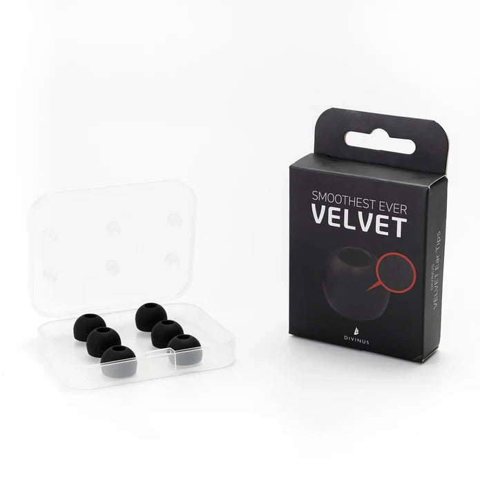 DIVINUS Velvet Silicone Eartips For 3-5mm Nozzle (1 Pair)