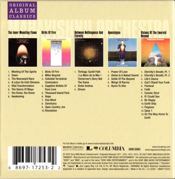 Mahavishnu Orchestra – Original Album Classics (Used) (Mint Condition) CD