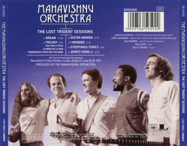Mahavishnu Orchestra – The Lost Trident Sessions (Used) (Mint Condition) - CD
