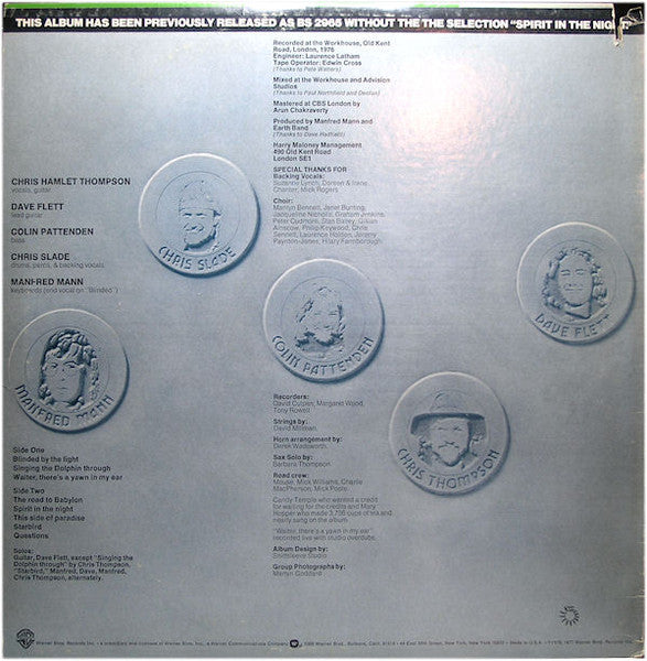 Manfred Mann's Earth Band – The Roaring Silence (Used) (Mint Condition) Vinyl