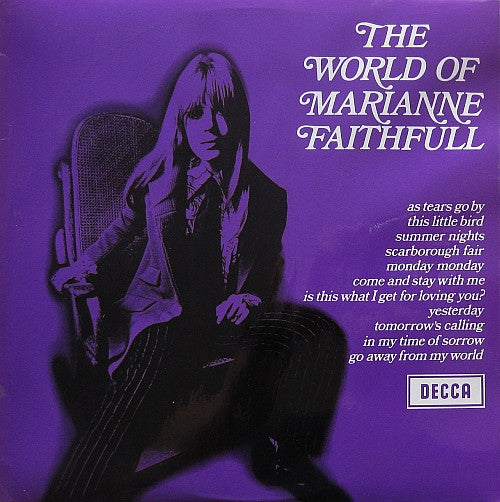 Marianne Faithfull – The World Of Marianne Faithfull (Used) (Mint Condition) Vinyl