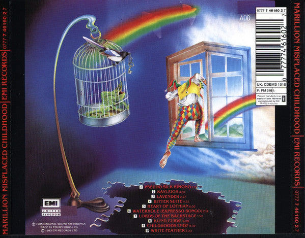 Marillion – Misplaced Childhood (Used) (Mint Condition) CD