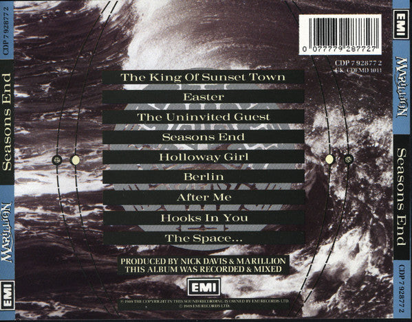 Marillion - Seasons End (Used) (Mint Condition)