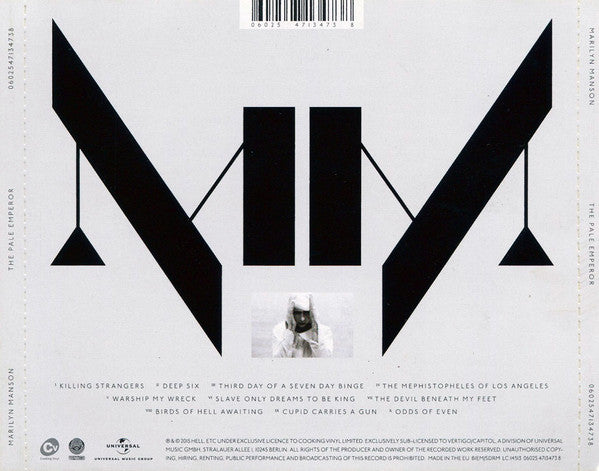 Marilyn Manson – The Pale Emperor (Used) (Mint Condition) CD