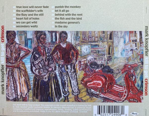 Mark Knopfler - Kill To Get Crimson (Used) (Mint Condition)