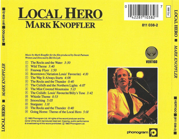 Mark Knopfler – Local Hero (Used) (Mint Condition) CD
