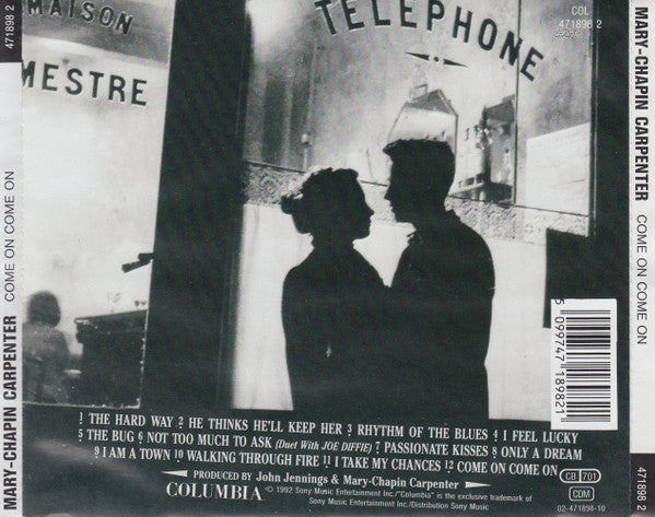 Mary-Chapin Carpenter* – Come On Come On (Used) (Mint Condition) CD