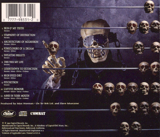 Megadeth –  Countdown To Extinction (Used) (Mint Condition) CD