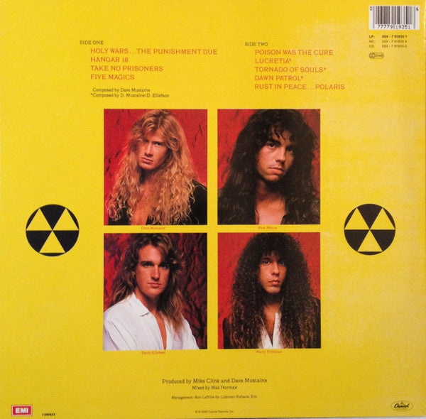 Megadeth – Rust In Peace (Brand New) - Vinyl