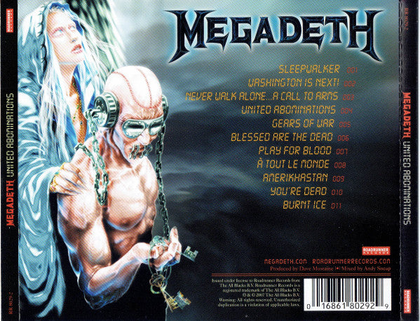 Megadeth – United Abominations (Used) (Mint Condition) CD