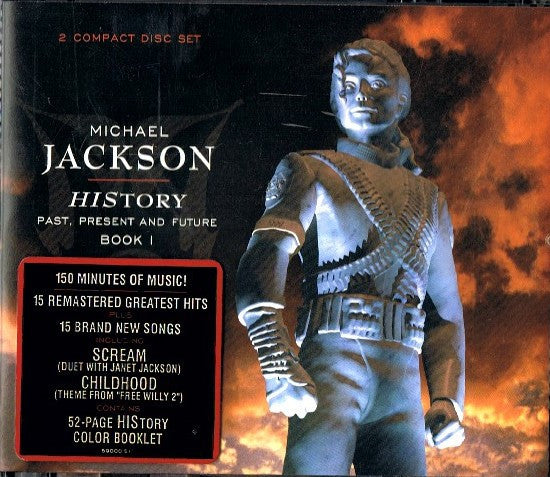 Michael Jackson – History - Past, Present And Future - Book I 2 Discs (Used) (Mint Condition) CD
