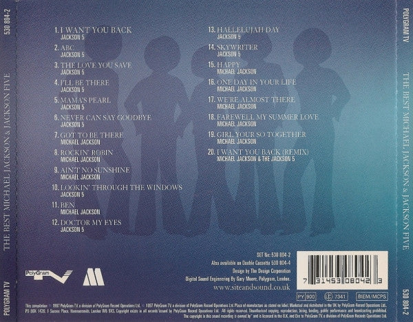 Michael Jackson, Jackson 5ive – The Best Of Michael Jackson & Jackson 5ive (Used) (Mint Condition) - CD
