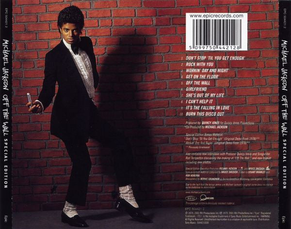 Michael Jackson – Off The Wall (Used) (Mint Condition) CD