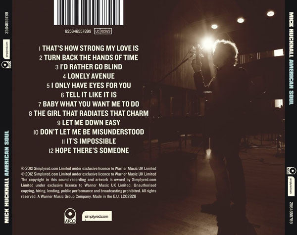 Mick Hucknall – American Soul (Used) (Mint Condition) - CD