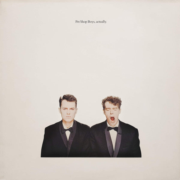 Pet Shop Boys - Actually (Used) (Mint Condition) - Vinyl