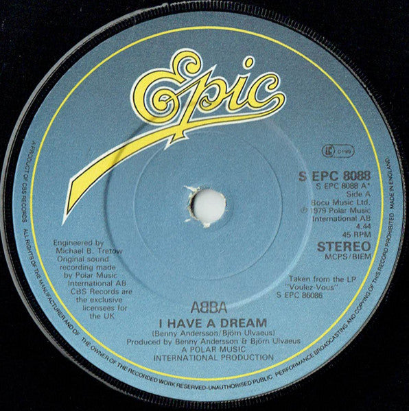 ABBA - I Have  A Dream (Used) (Mint Condition) - Vinyl (EP)
