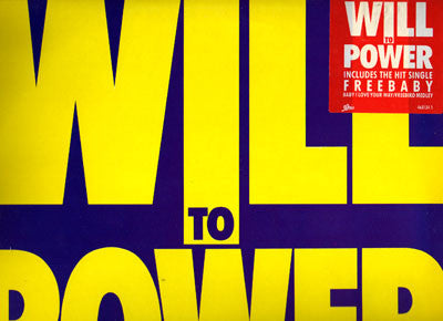 Will To Power - Will To Power (Used) (Mint Condition) - Vinyl