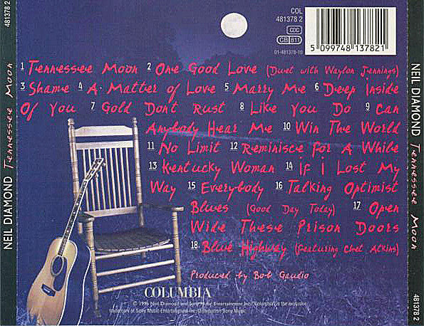 Neil Diamond – Tennessee Moon (Used) (Mint Condition) CD