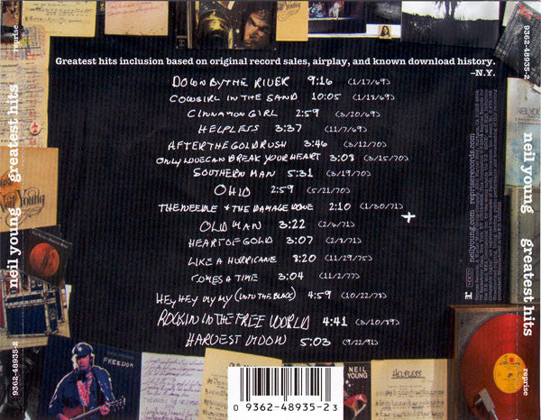 Neil Young – Greatest Hits (Used) (Mint Condition) CD