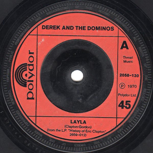 Derek & The Dominos - Layla (Used) (Mint Condition) - Vinyl (EP)